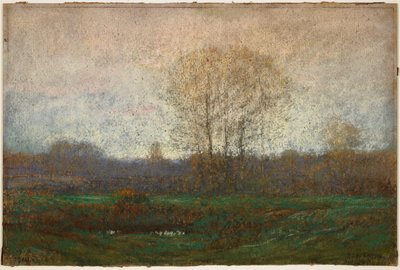 Landschap, 1910 door Dwight William Tryon